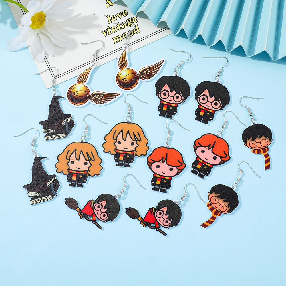 Harry Potter Magical School Character Earrings - Image 3