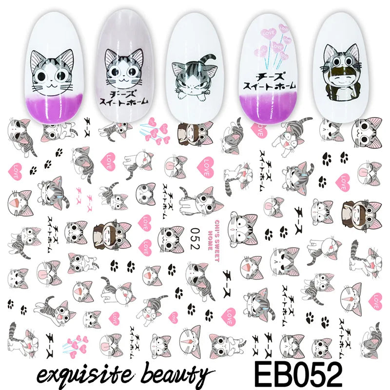 Miniso Harry Potter & Cartoon Nail Stickers - Image 75