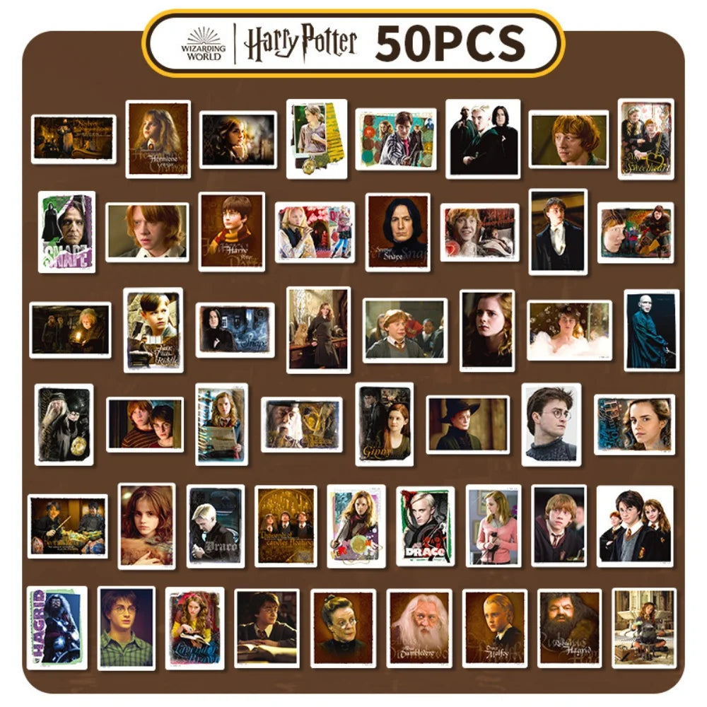 50Pcs Harry Potter Waterproof Stickers β Q Version Cartoon