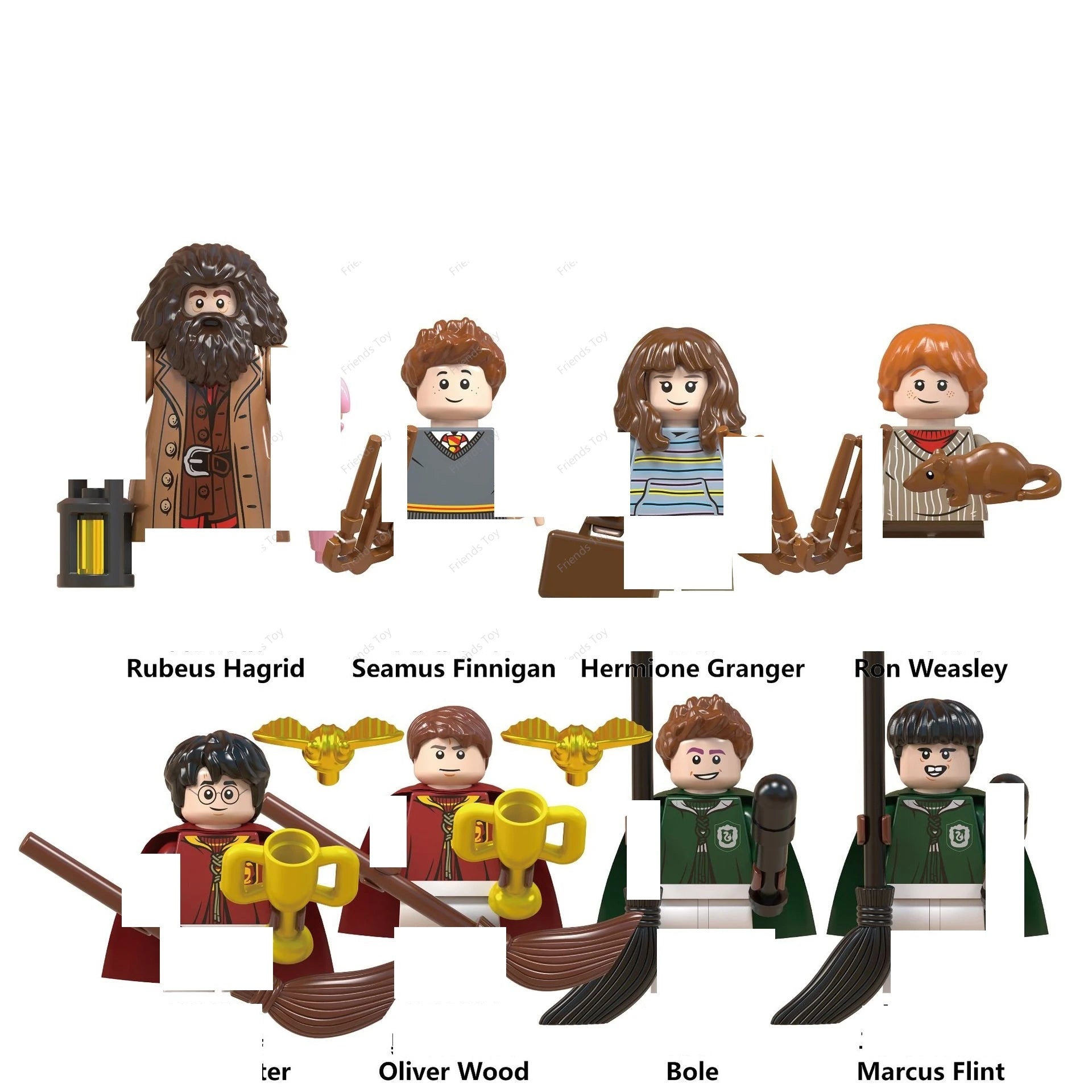 14pcs/set Harris HP Mini Man Figures - Image 7