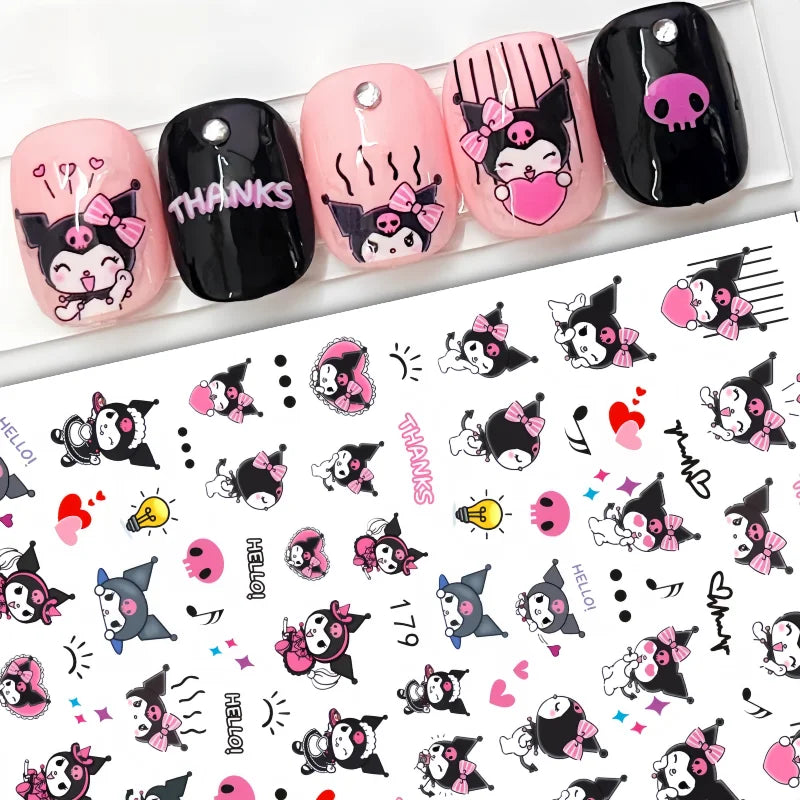 Miniso Harry Potter & Cartoon Nail Stickers - Image 62