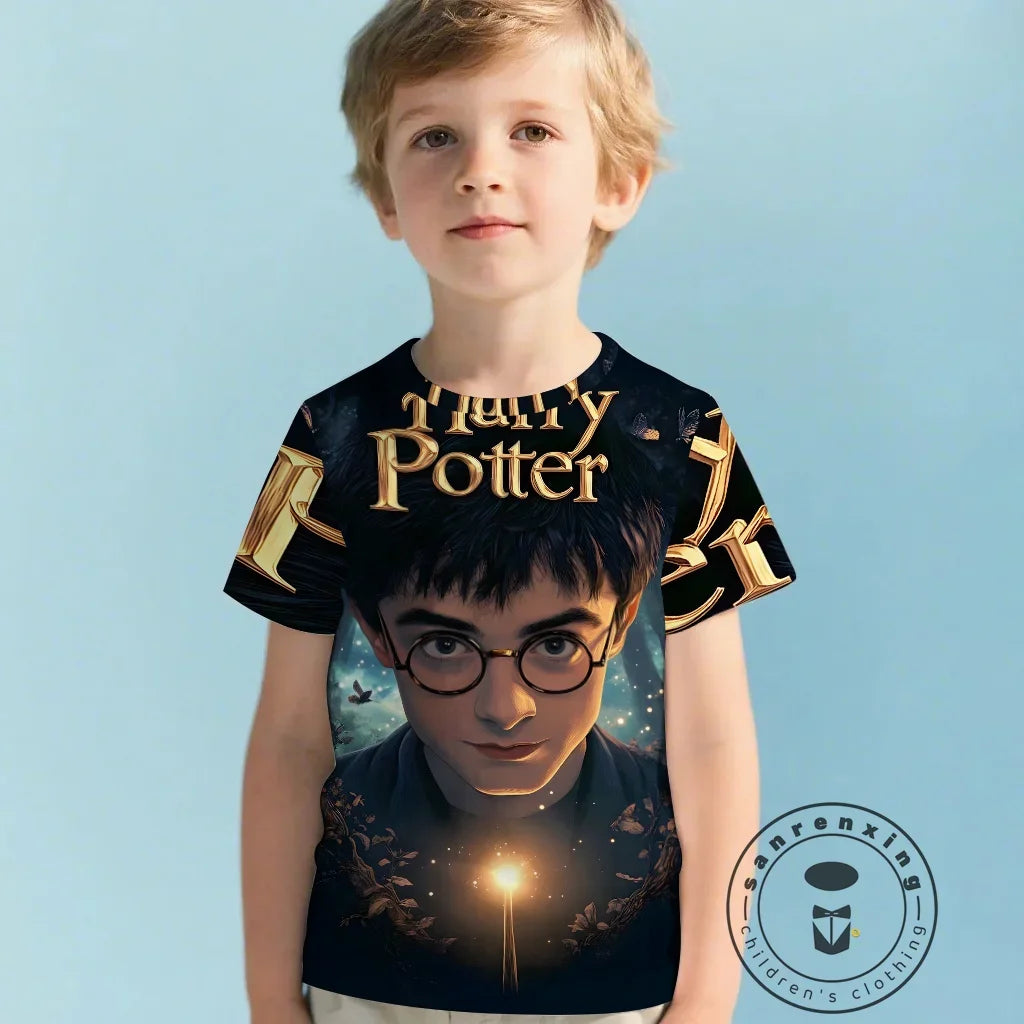 Harry Potter 3D Printed T-Shirt for Kids - Image 12