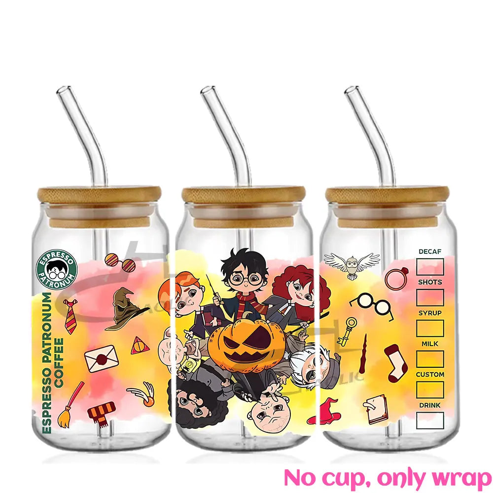 Fantasy Wizard World UV DTF 16oz Cup Wrap - Image 18