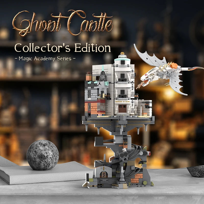 Wizard Tower Dragon Castle MOC Building Bricks Set - Image 2