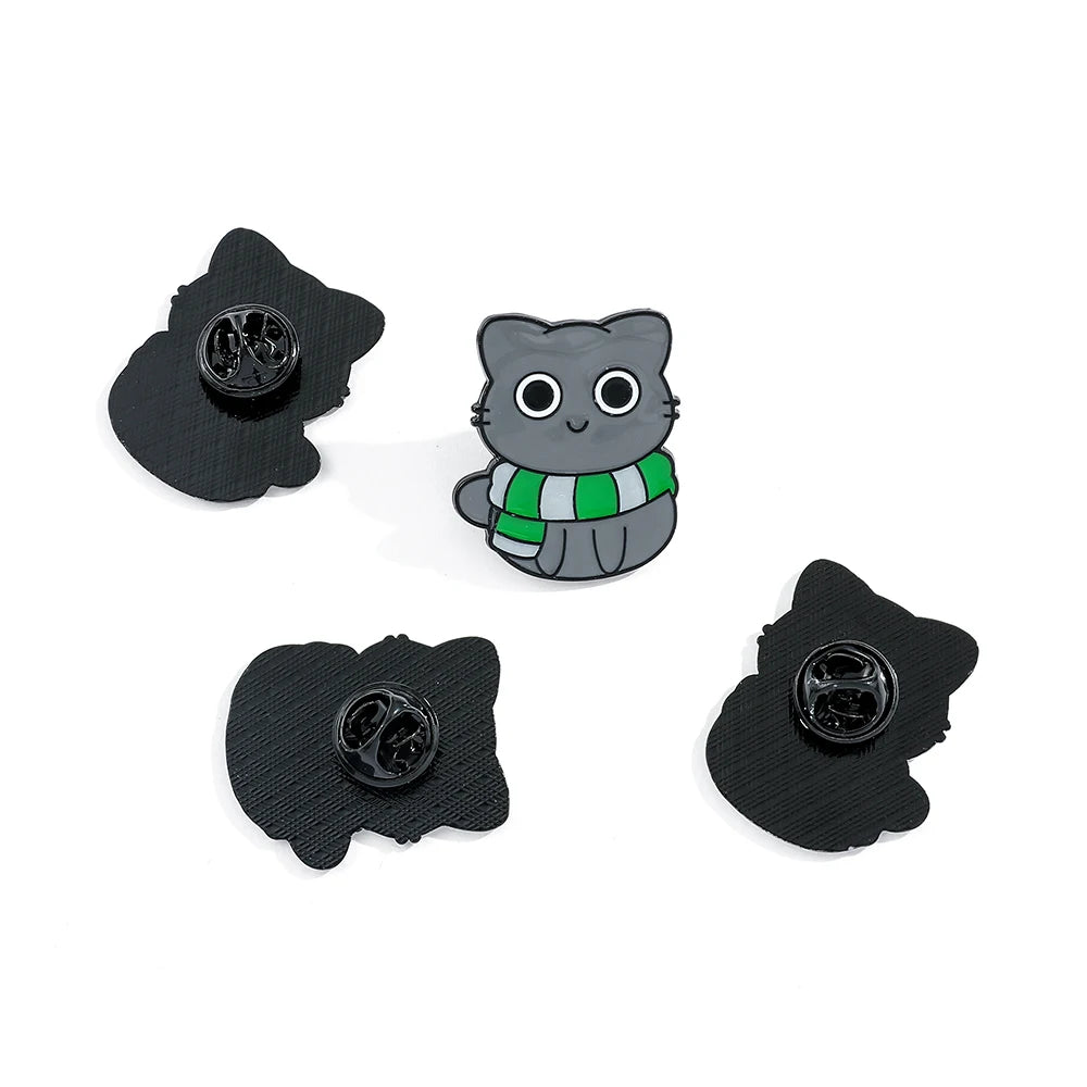 Cat Magic School Enamel Pin - Image 3