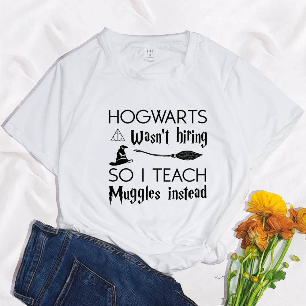 “Hogwarts Closed, Teaching Here Instead” Shirt - Image 2