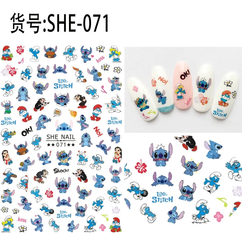 Miniso Harry Potter & Cartoon Nail Stickers - Image 18