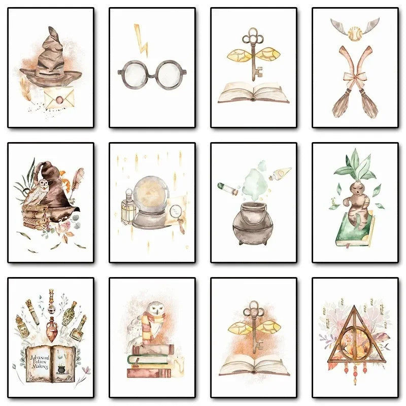 Wizard Academy Decorative Canvas Posters - Image 3