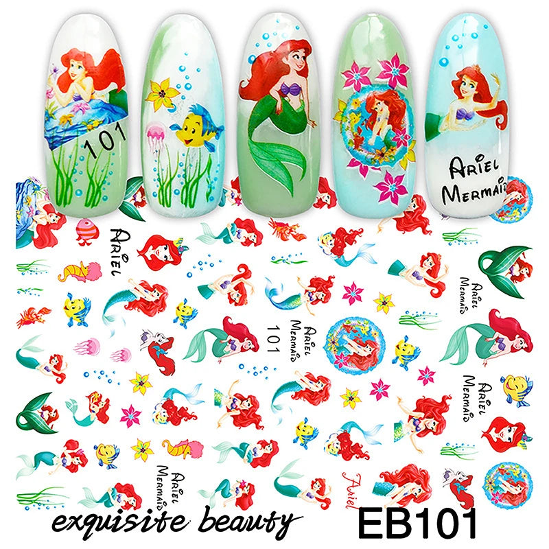 Miniso Harry Potter & Cartoon Nail Stickers - Image 59