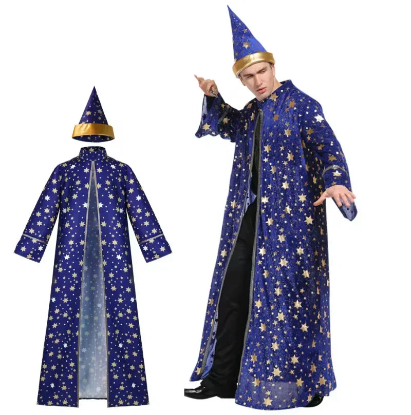 Men’s Blue Wizard Costume