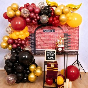82-Piece Magic & Wizard-Themed Balloon Arch Set