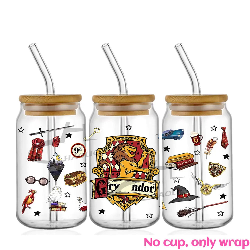 Fantasy Wizard World UV DTF 16oz Cup Wrap - Image 22