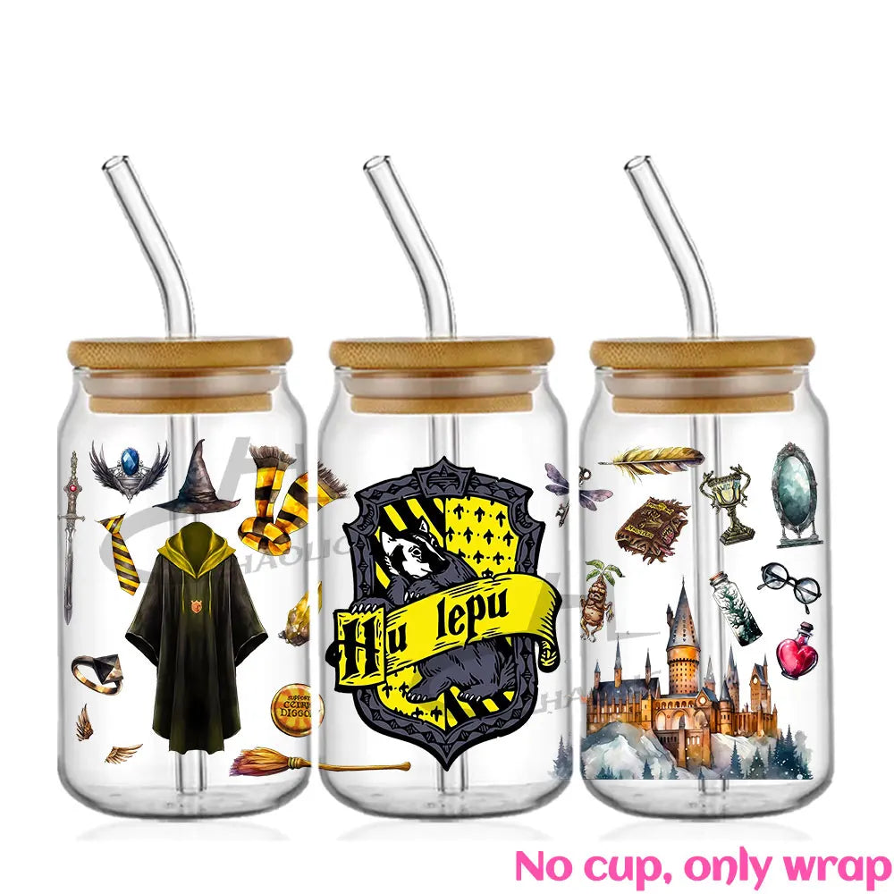 Fantasy Wizard World UV DTF 16oz Cup Wrap - Image 20