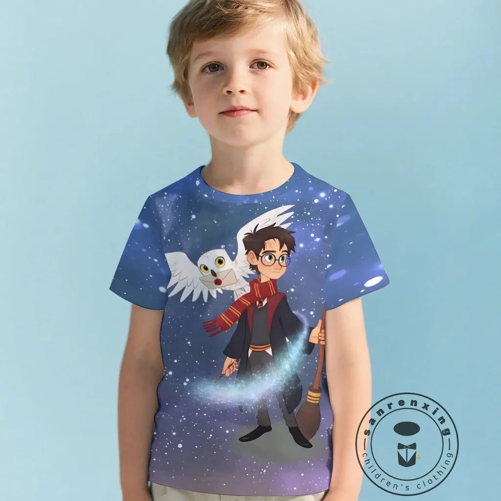 Harry Potter 3D Printed T-Shirt for Kids - Image 2
