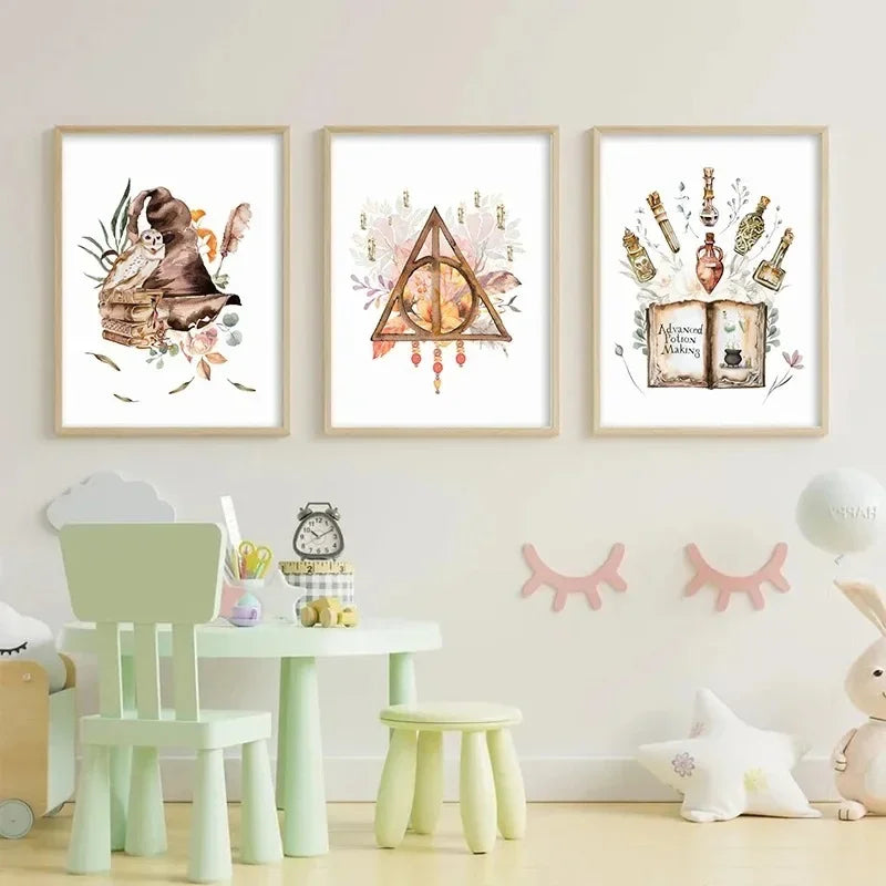 Wizard Academy Decorative Canvas Posters - Image 2