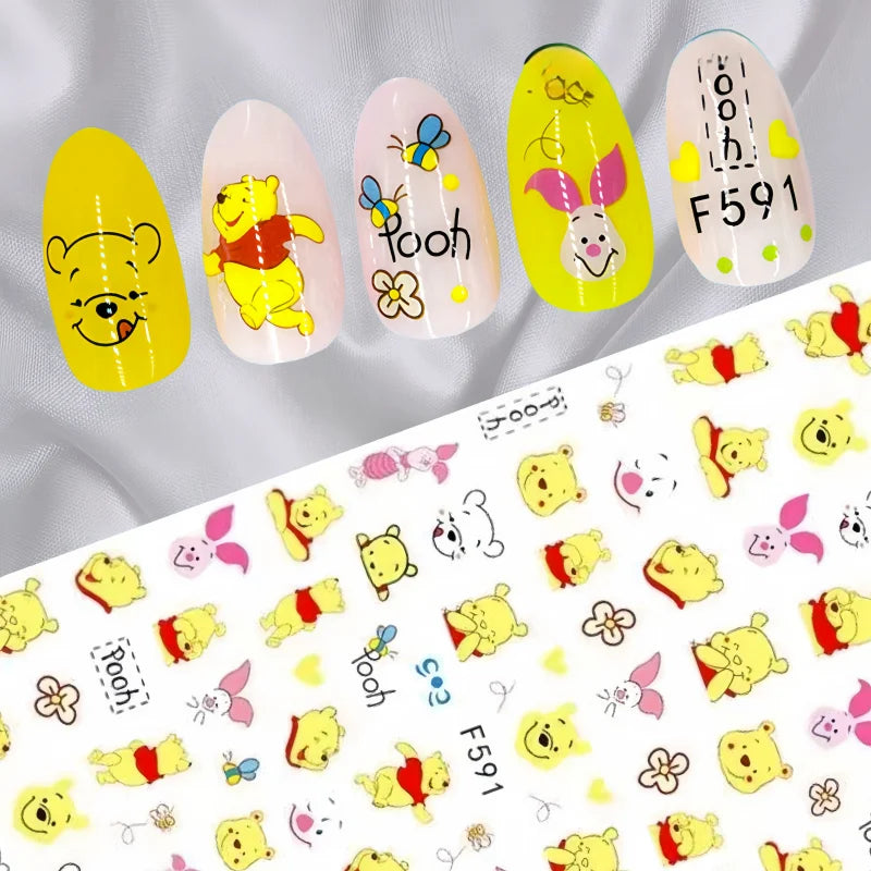 Miniso Harry Potter & Cartoon Nail Stickers - Image 46