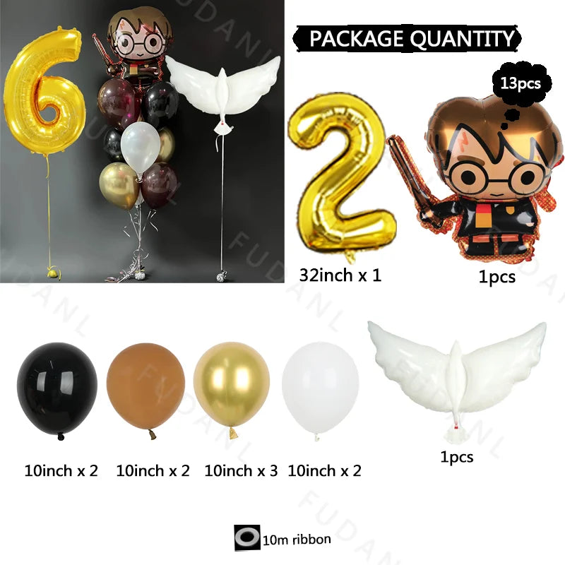13PCS Harry Potter-Themed Balloon Set - Image 14