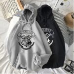 Fashion Y2K Hogwarts Printed Hoodie