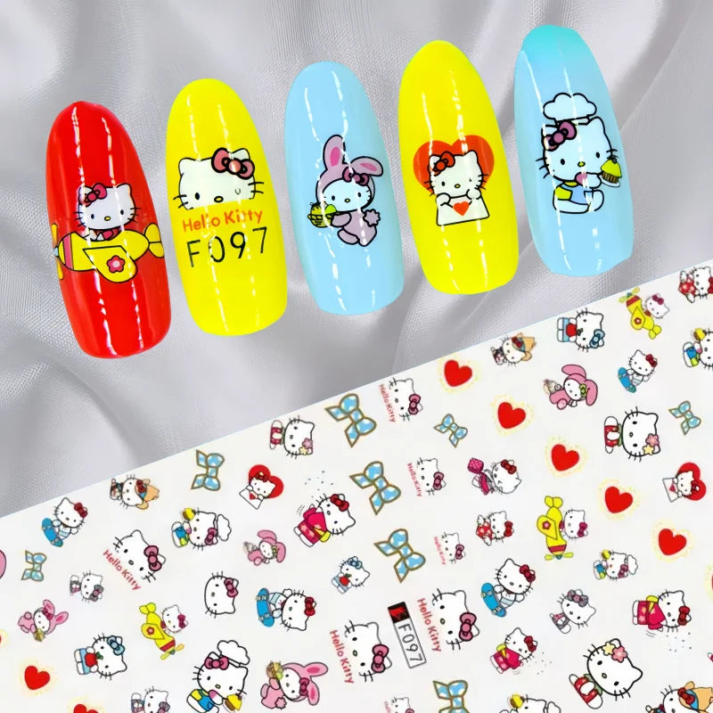 Miniso Harry Potter & Cartoon Nail Stickers - Image 35