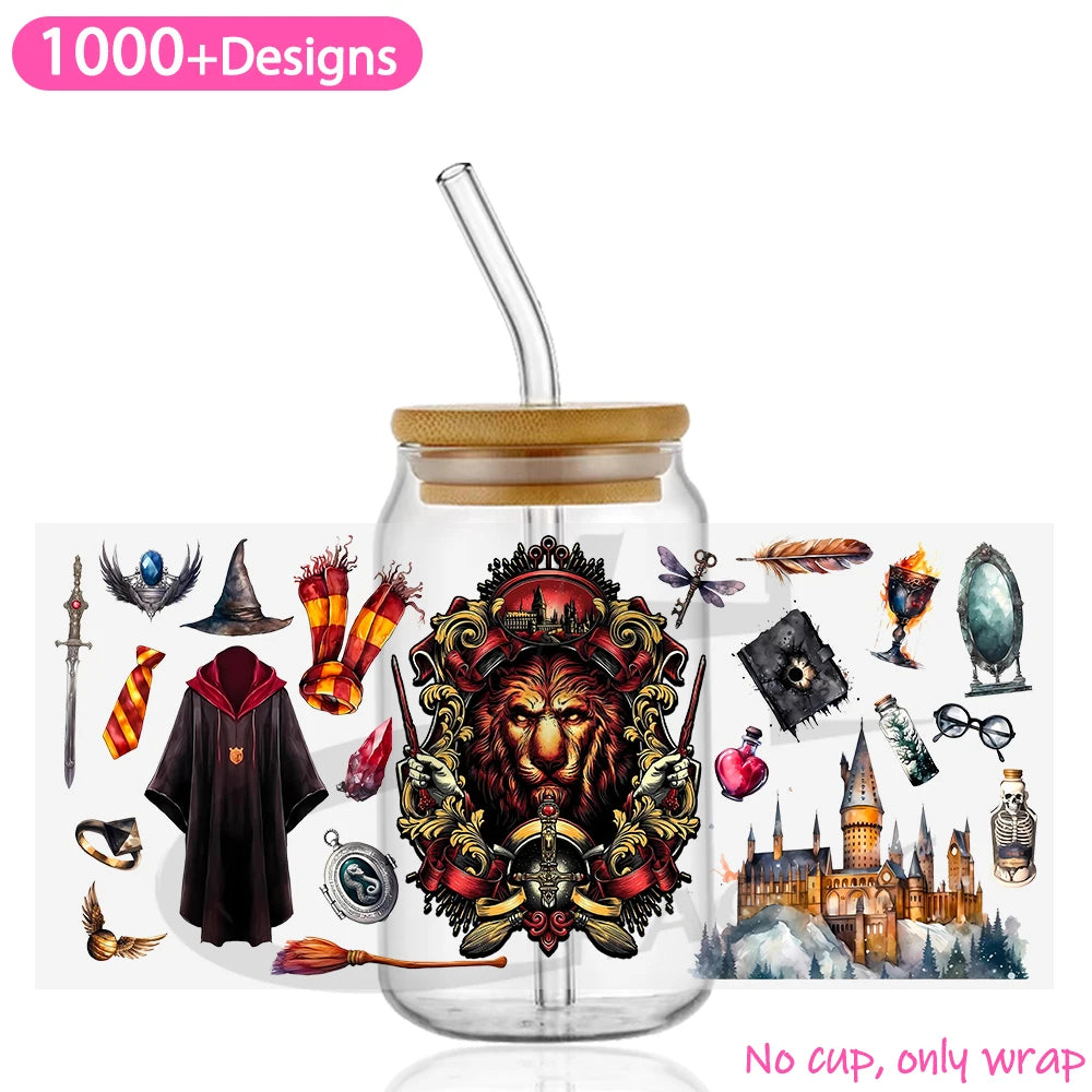 Fantasy Wizard World UV DTF 16oz Cup Wrap - Image 16