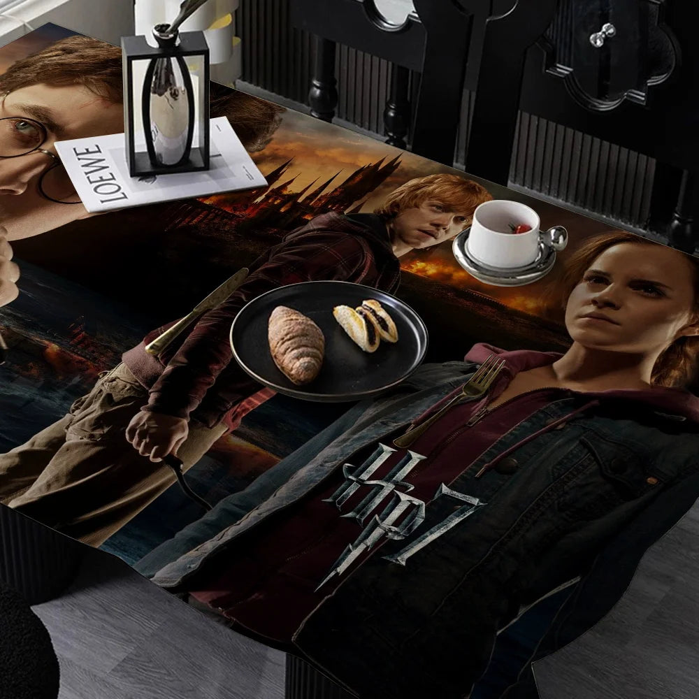 Harry Potter-Themed Polyester Tablecloth - Image 2