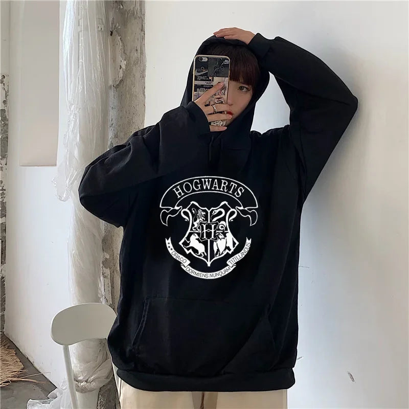 Fashion Hogwarts Printed Hoodie - Image 4