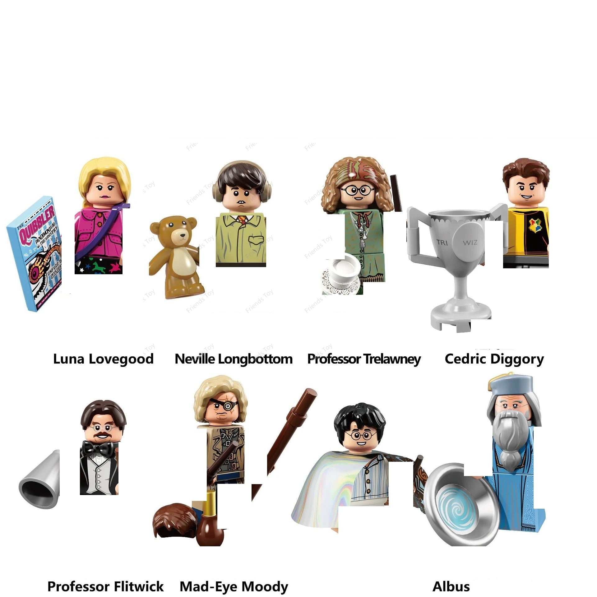 14pcs/set Harris HP Mini Man Figures - Image 5