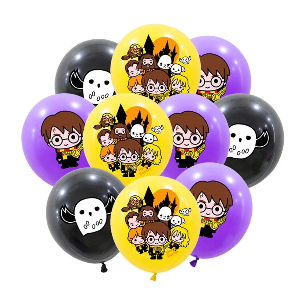 10/30/50PCS Harry Potter Magic School Latex Balloons - Image 5