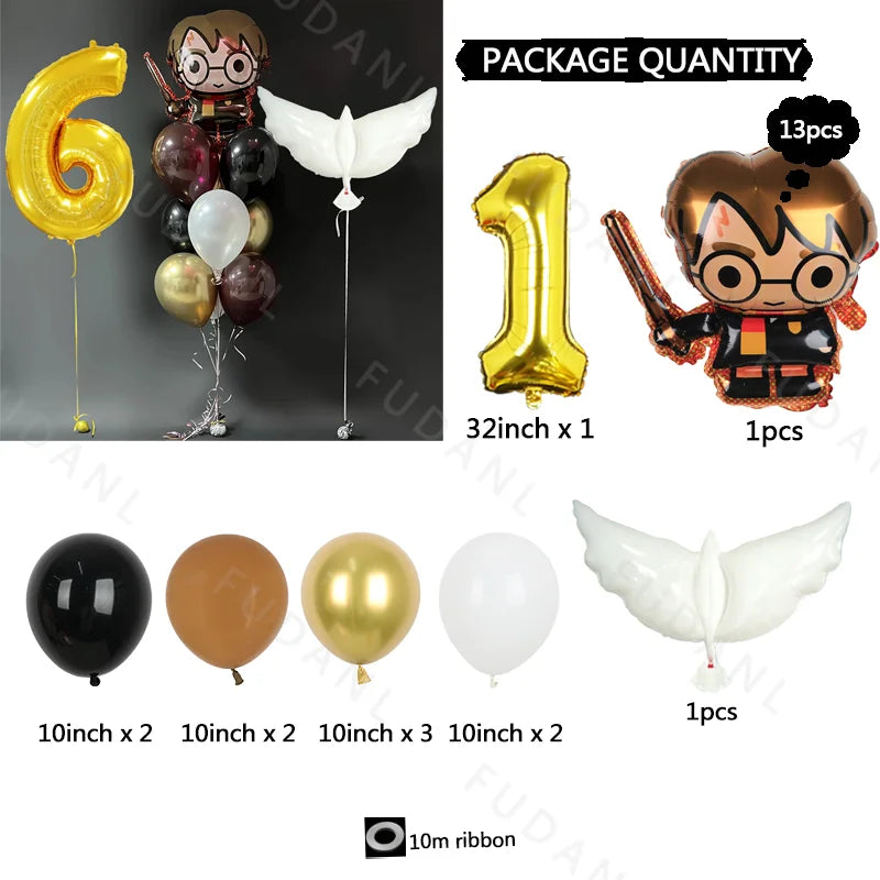 13PCS Harry Potter-Themed Balloon Set - Image 13