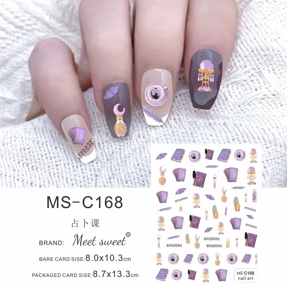 Miniso Harry Potter & Cartoon Nail Stickers - Image 10
