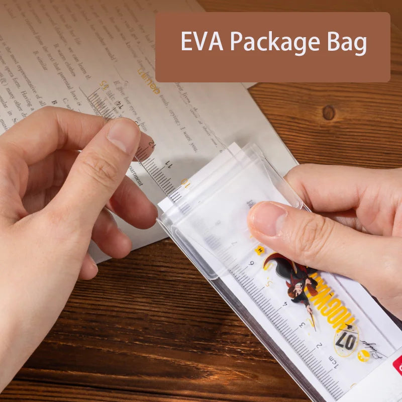 3Pcs DELI 79755 Harry Potter Geometry Ruler Set - Image 4