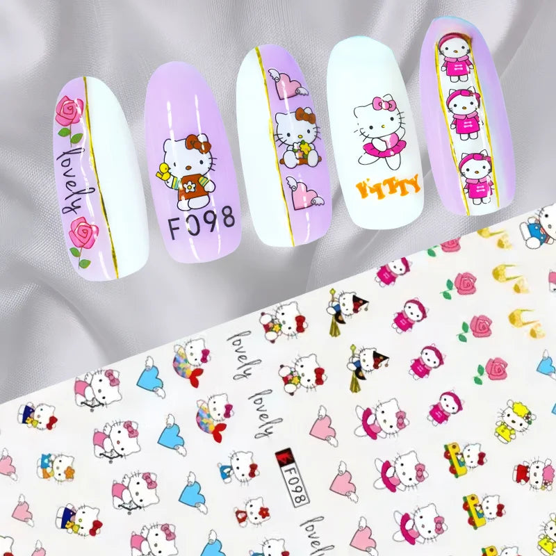 Miniso Harry Potter & Cartoon Nail Stickers - Image 79