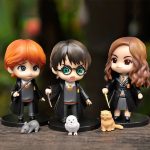 10cm 3pcs Harry Potter Anime Figure Doll Set