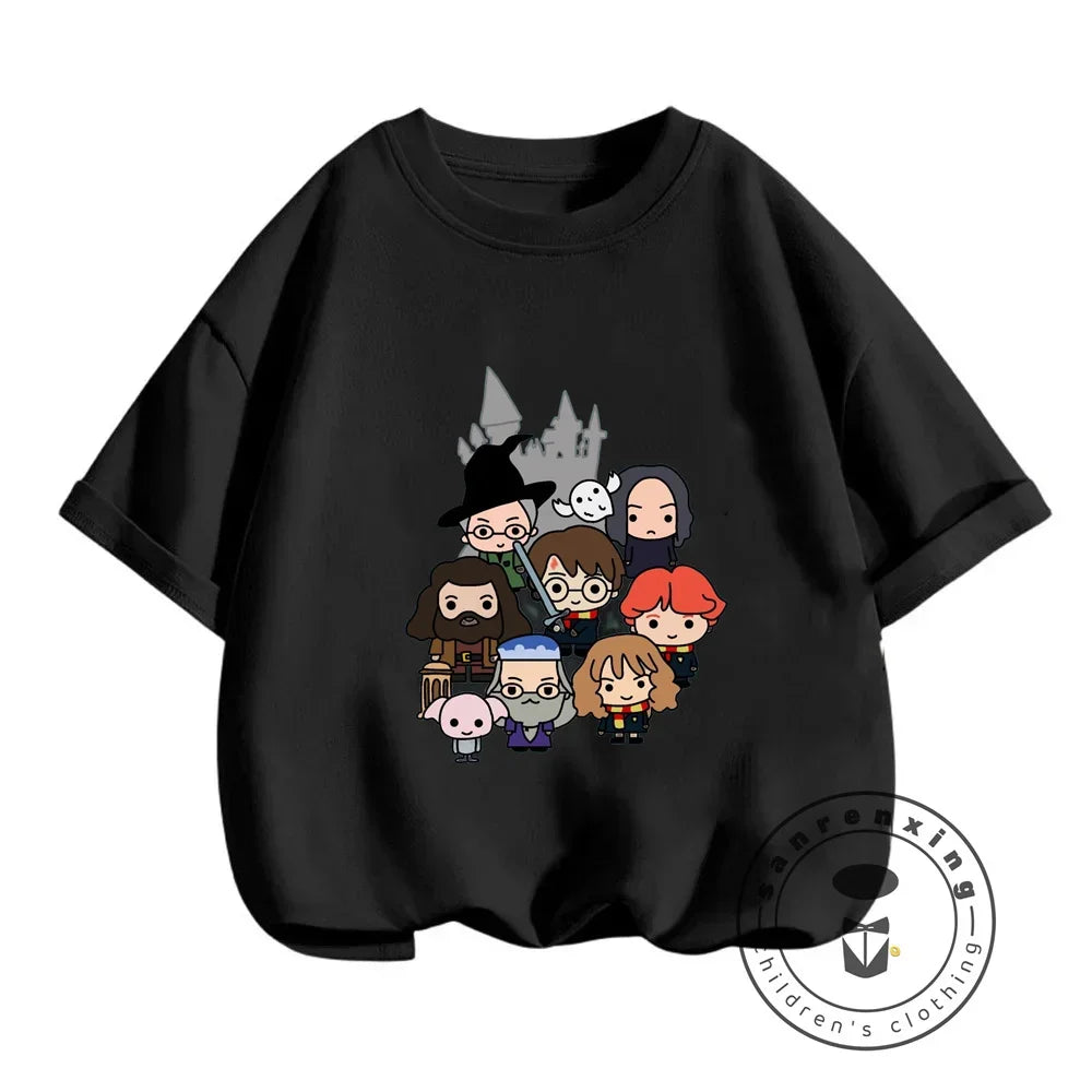 Harry Potter Anime Children's Short-Sleeved T-Shirt