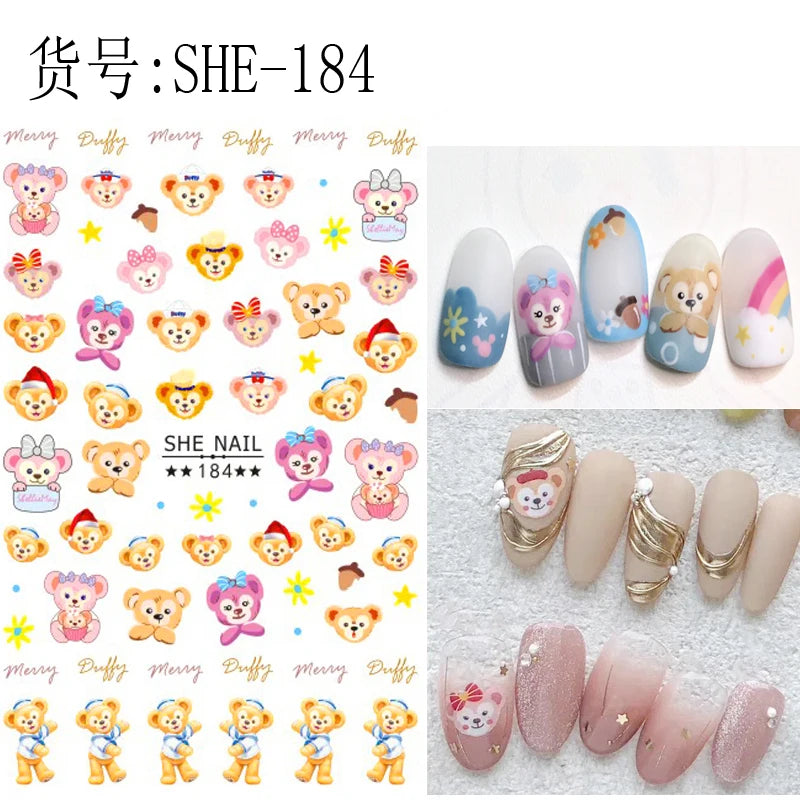Miniso Harry Potter & Cartoon Nail Stickers - Image 23
