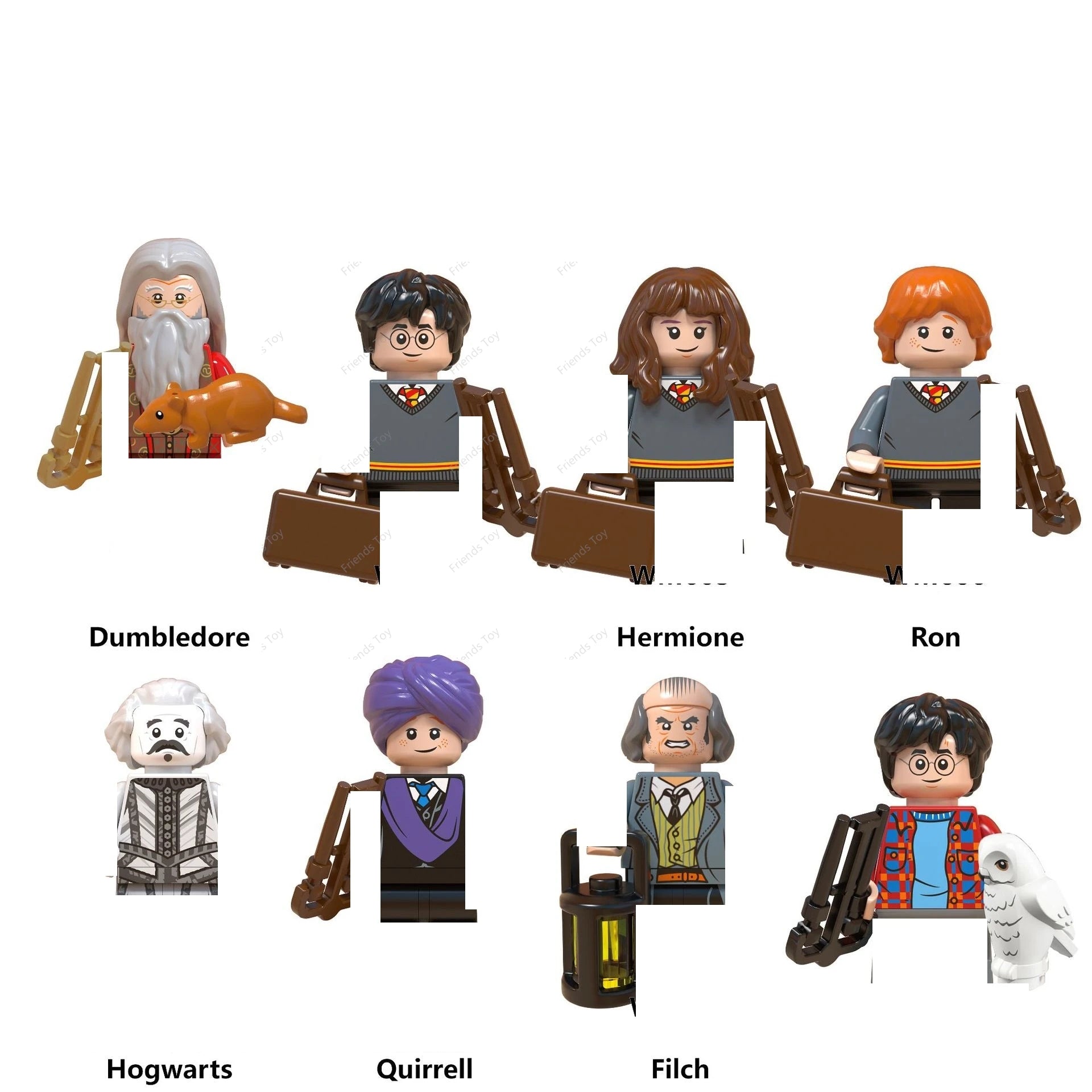 14pcs/set Harris HP Mini Man Figures - Image 9