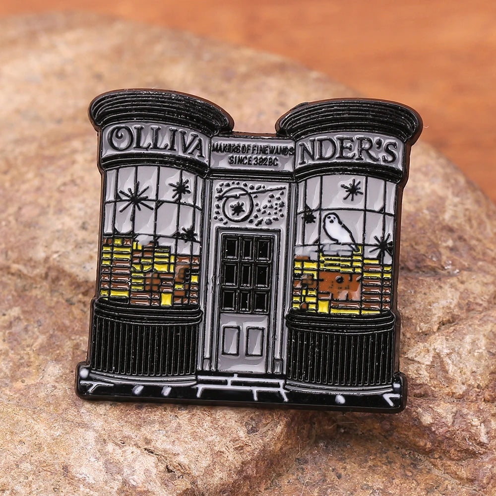 Ollivanders Wand Shop Enamel Pin - Image 7