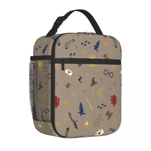 Cartoon Harries Magic World Insulated Lunch Tote Bag