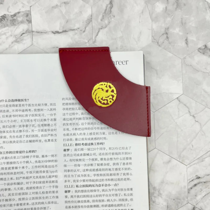 Harries Leather Bookmark â Magic Runes & Deathly Hallows Hot Stamping Design - Image 14