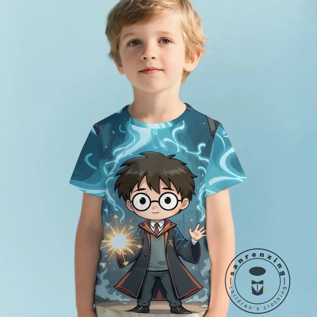 Harry Potter 3D Printed T-Shirt for Kids - Image 5