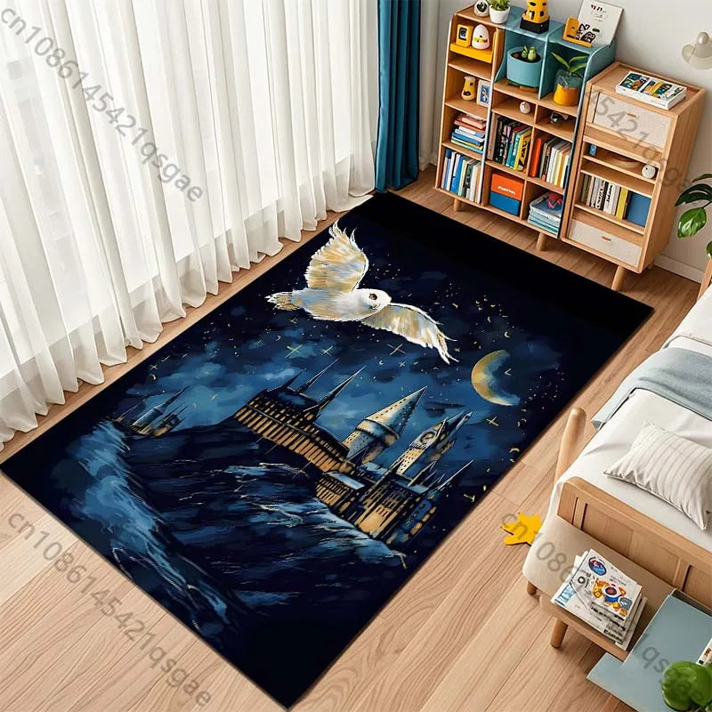 Magic Academy Owl Print Rug - Image 3