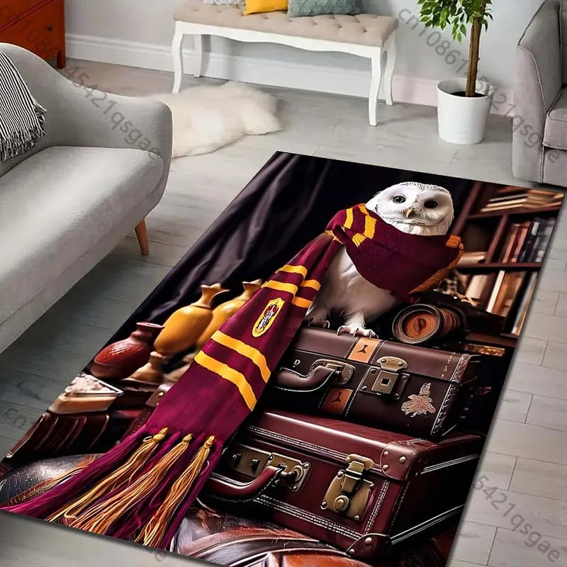 Magic Academy Owl Print Rug - Image 4