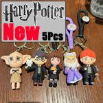 Cartoon Harry Ron PVC Keychain