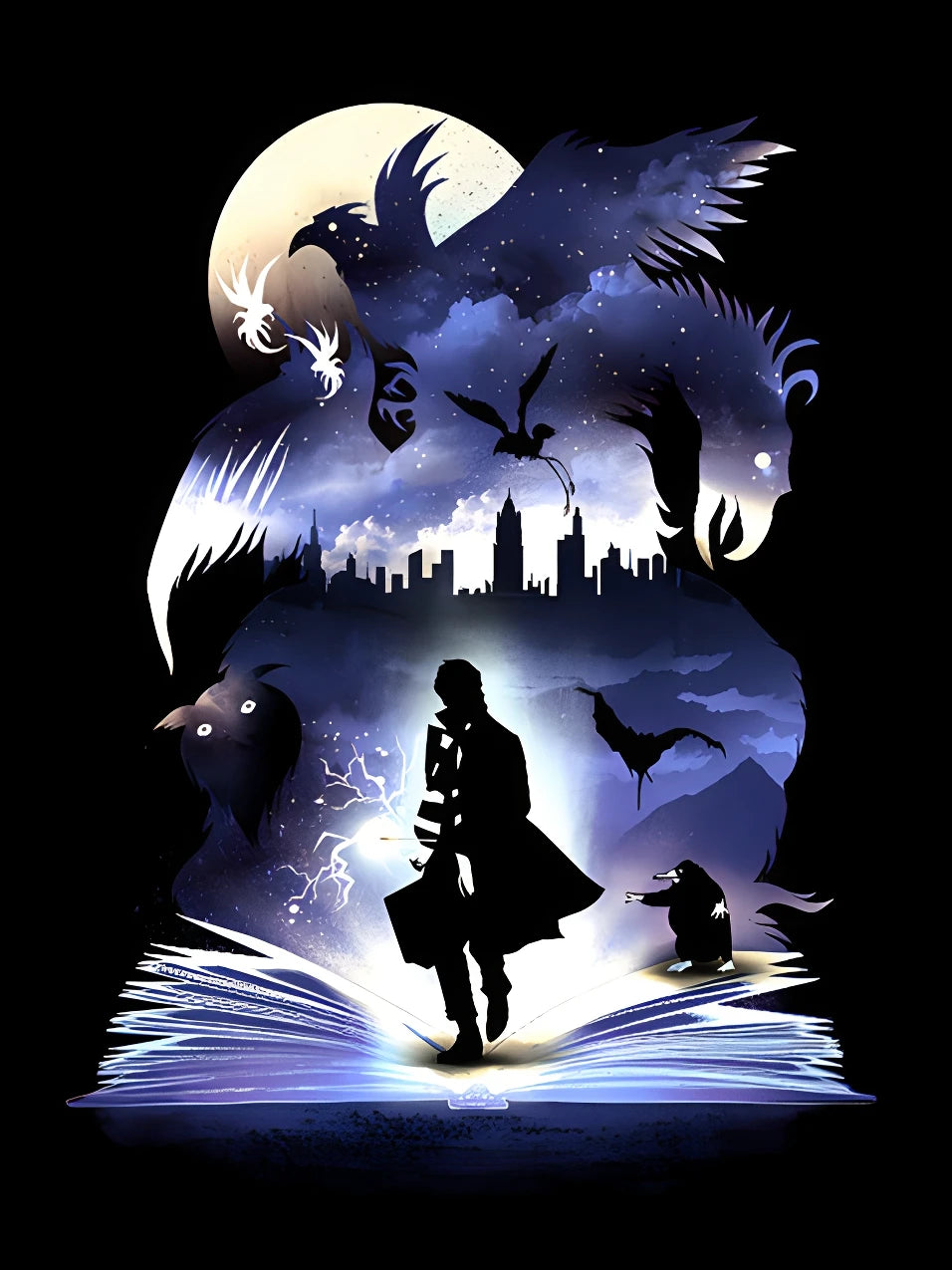 Cartoon Owl Magic Book 5D DIY Diamond Painting Kit - Image 20