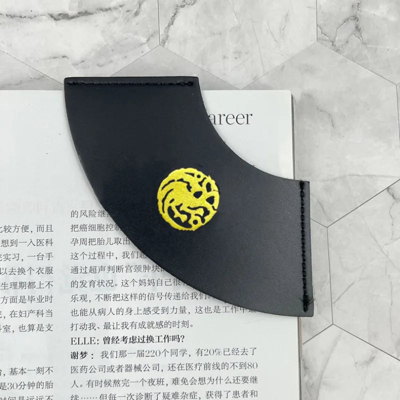 Harries Leather Bookmark â Magic Runes & Deathly Hallows Hot Stamping Design - Image 11