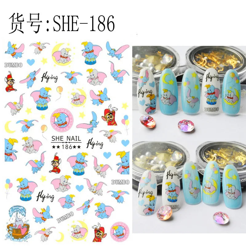 Miniso Harry Potter & Cartoon Nail Stickers - Image 42