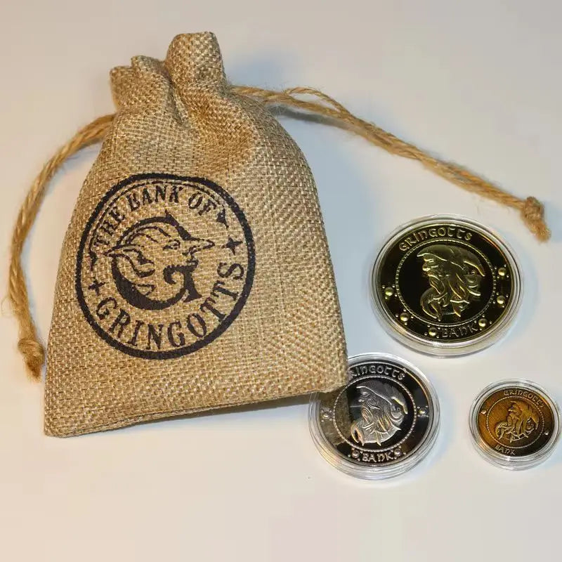 Harry Potter Gringotts Commemorative Coin & Badge Set - Image 6