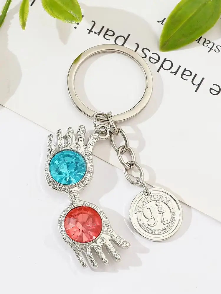 Harry Potter Rhinestone Pendant Keychain - Image 6