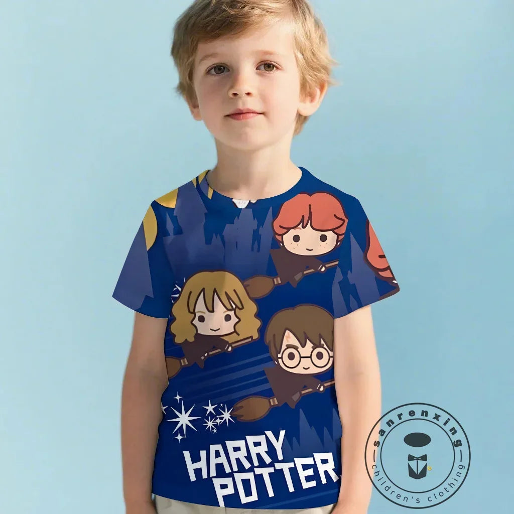 Harry Potter 3D Printed T-Shirt for Kids - Image 4
