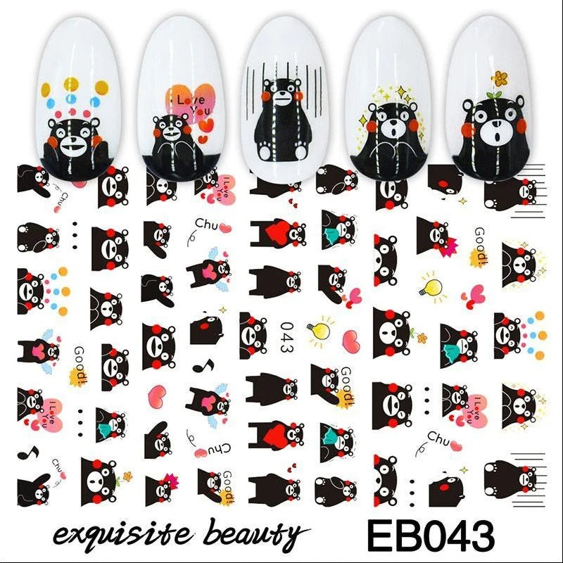 Miniso Harry Potter & Cartoon Nail Stickers - Image 49